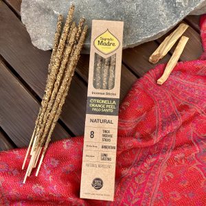 Sagrada Madre - citronella, narancshéj, palo santo prémium füstölő